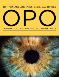 MEDIC Research published in <strong><em>Ophthalmic & Physiological Optics</em> (OPO)</strong> 